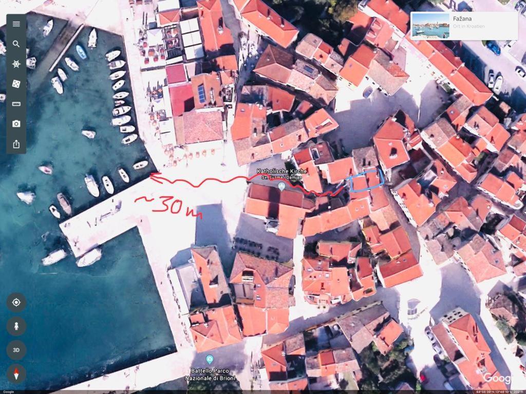 Istrian Stone House In The Heart Of The Beautiful Fishing Village Fazana - Only Few Steps From The Sea And The Wonderful Beach - Incl Plasma-Quad-Plus-Filter Against C O V I D Экстерьер фото